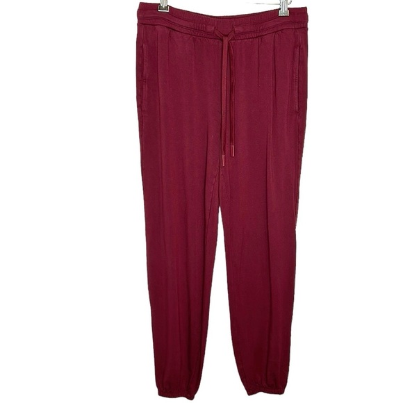Soma Weekend Joggers Women's Small Maroon Lounge‎ Comfort Casual Soft - Picture 1 of 7